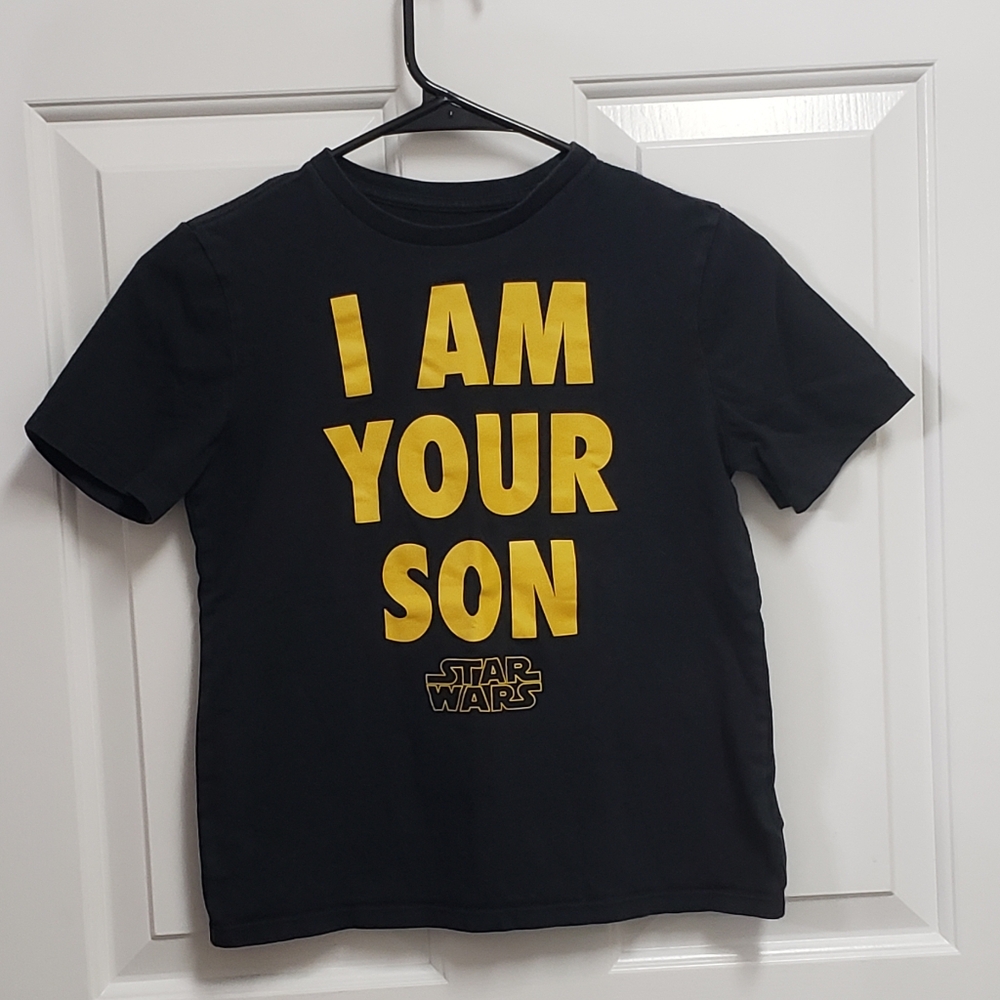 Amazon Essentials Black and Yellow Short Sleeve Tee